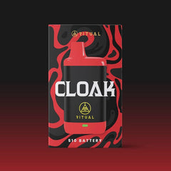 Ritual | Cloak 510 Variable Voltage Concealed Battery - Red & Black - Discreet Smoker