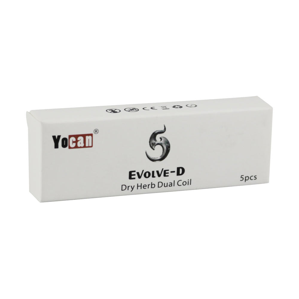 5PC BOX - Yocan Evolve-D Replacement Coils - Discreet Smoker