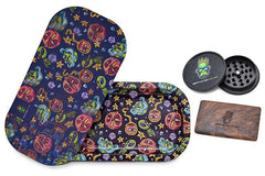 Space King 3D Holographic Slim Tray Kit (5 Designs) - Discreet Smoker