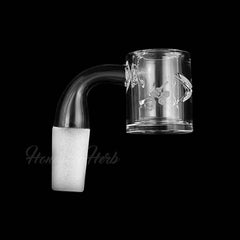 HONEY CHAMBER QUARTZ BANGER - 90° DEGREE | YL - Discreet Smoker