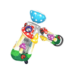 Pulsar Old School Shroom Bubbler Pipe - 8" / 19mm F - Discreet Smoker