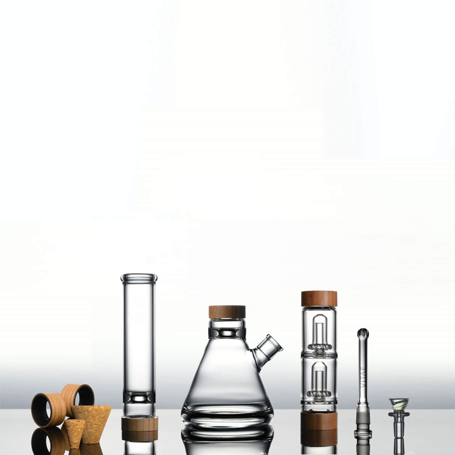 22" Alpha + Dual UFO Perc Bong - Discreet Smoker