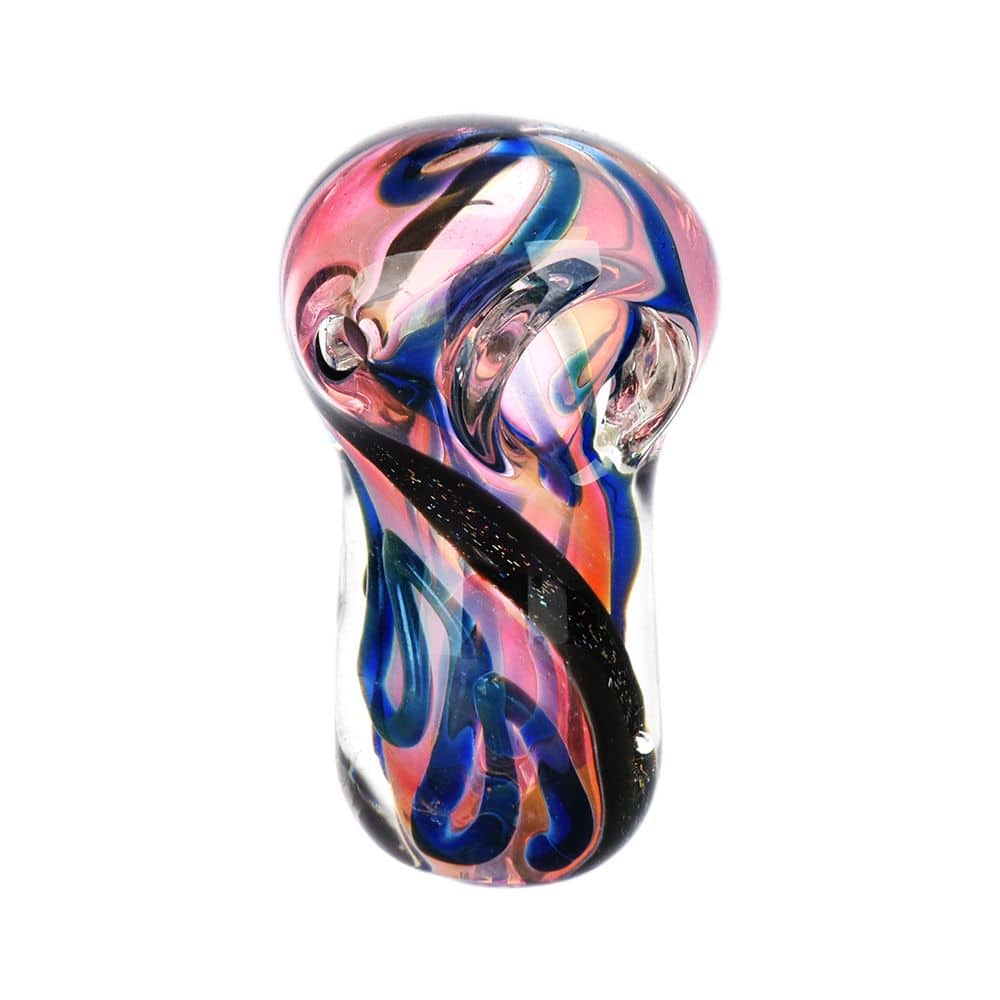 It's a Swirled World Glass Spoon Pipe - 2.5" - Discreet Smoker