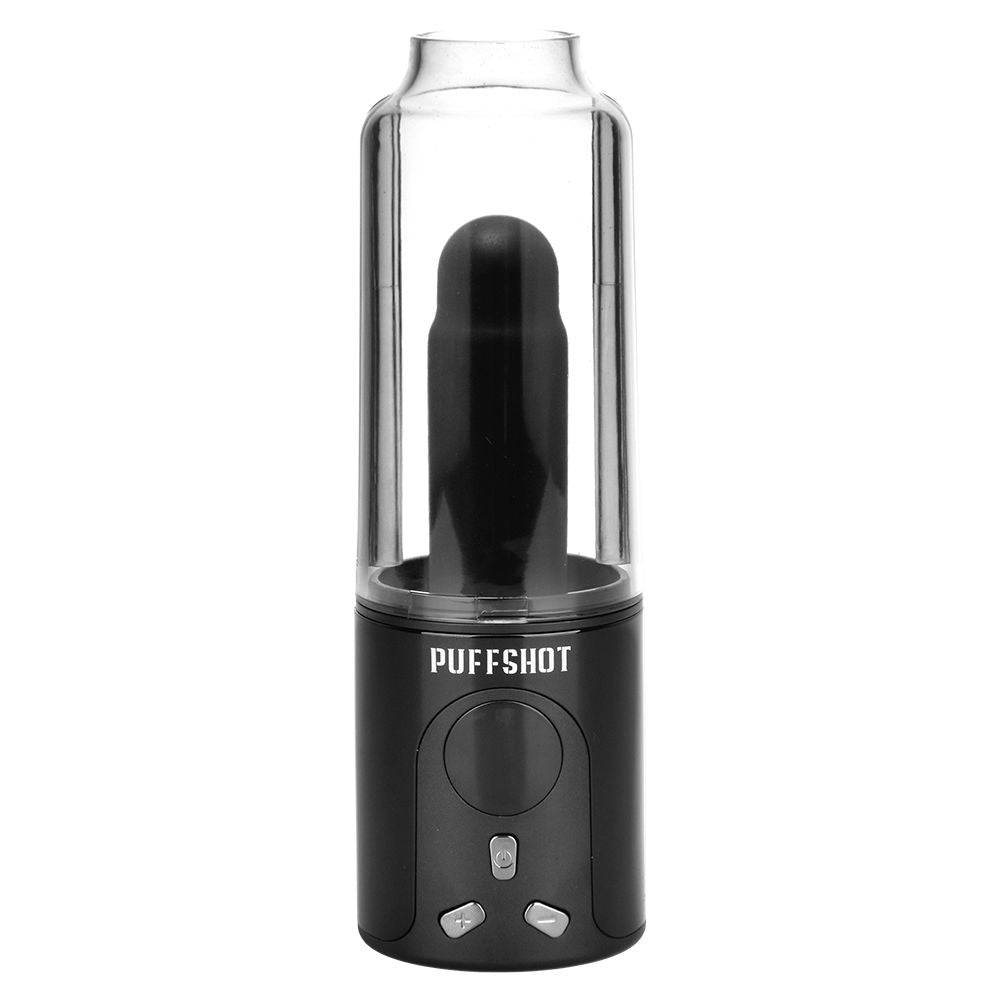 Puffshot - Forced Air 510 Cartridge Vaporizer - 1500mAh / Black - Discreet Smoker