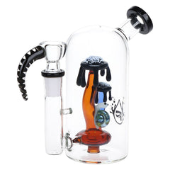 Pulsar Magma Lake Mushroom Glass Water Pipe - 5.5" / 14mm F - Discreet Smoker