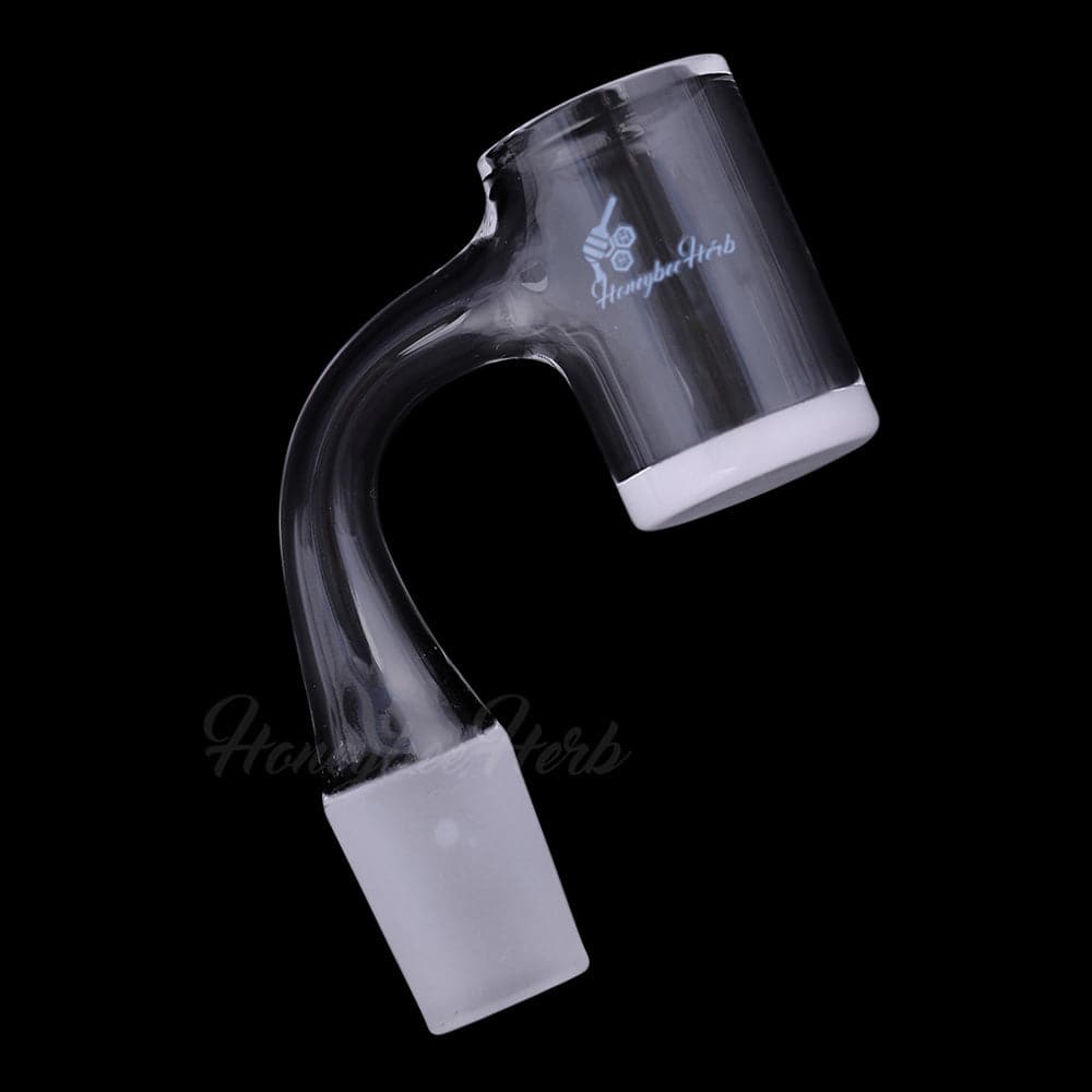 HONEY & MILK BEVEL QUARTZ BANGER- 90° DEGREE | BL - Discreet Smoker