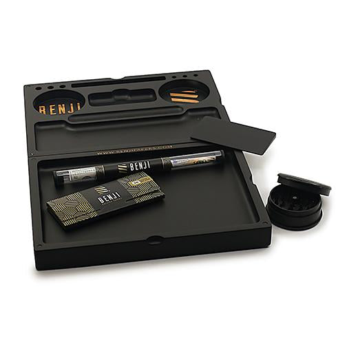 Benji Bankroll Bamboo Tray Kit - Discreet Smoker