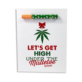 Let's Get High Under the Mistle One Hitter Kard - Discreet Smoker