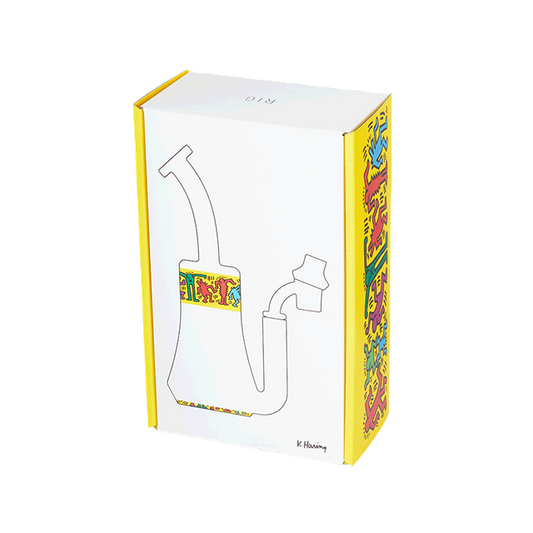 K. Haring Glass Dab Rig - Discreet Smoker