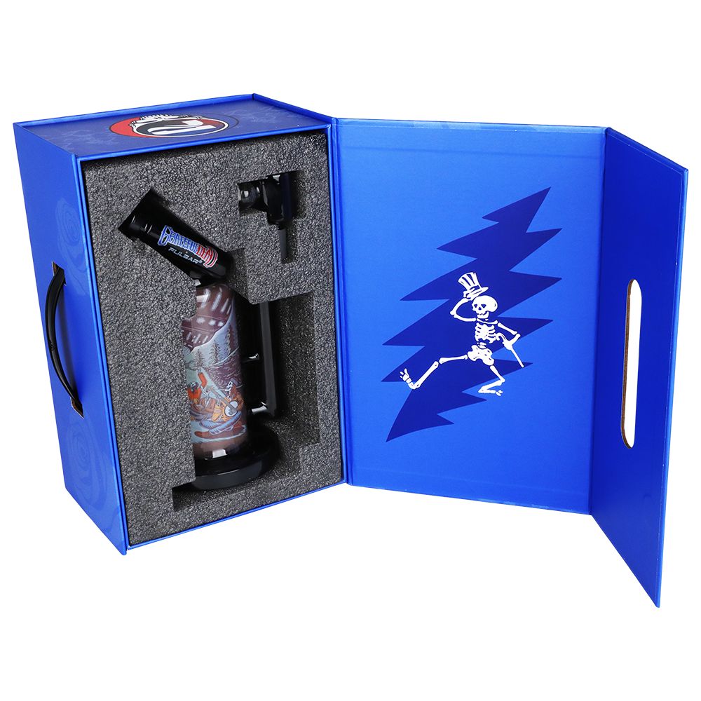 Grateful Dead x Pulsar Inside Print Water Pipe - 8.5" / 14mm F / UFO Jam - Discreet Smoker