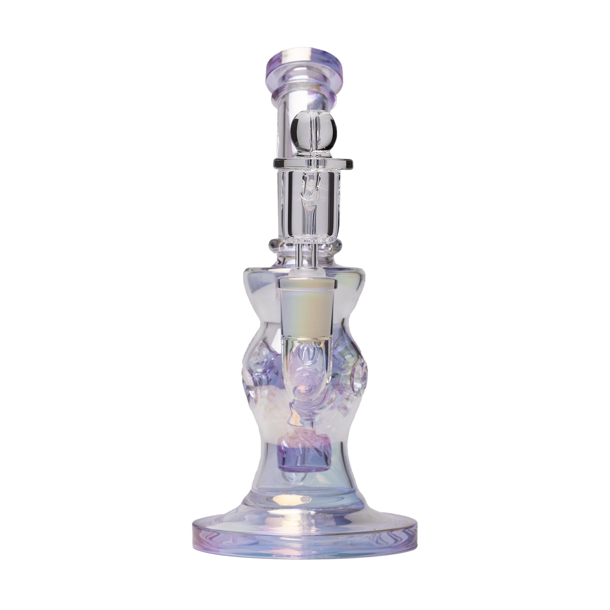 Human Grade 8.5" Swiss Incycler Glass Rig Recycler Water Pipe - Discreet Smoker