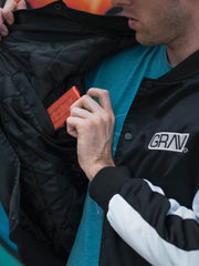 GRAV® Satin Bomber Jacket - Discreet Smoker