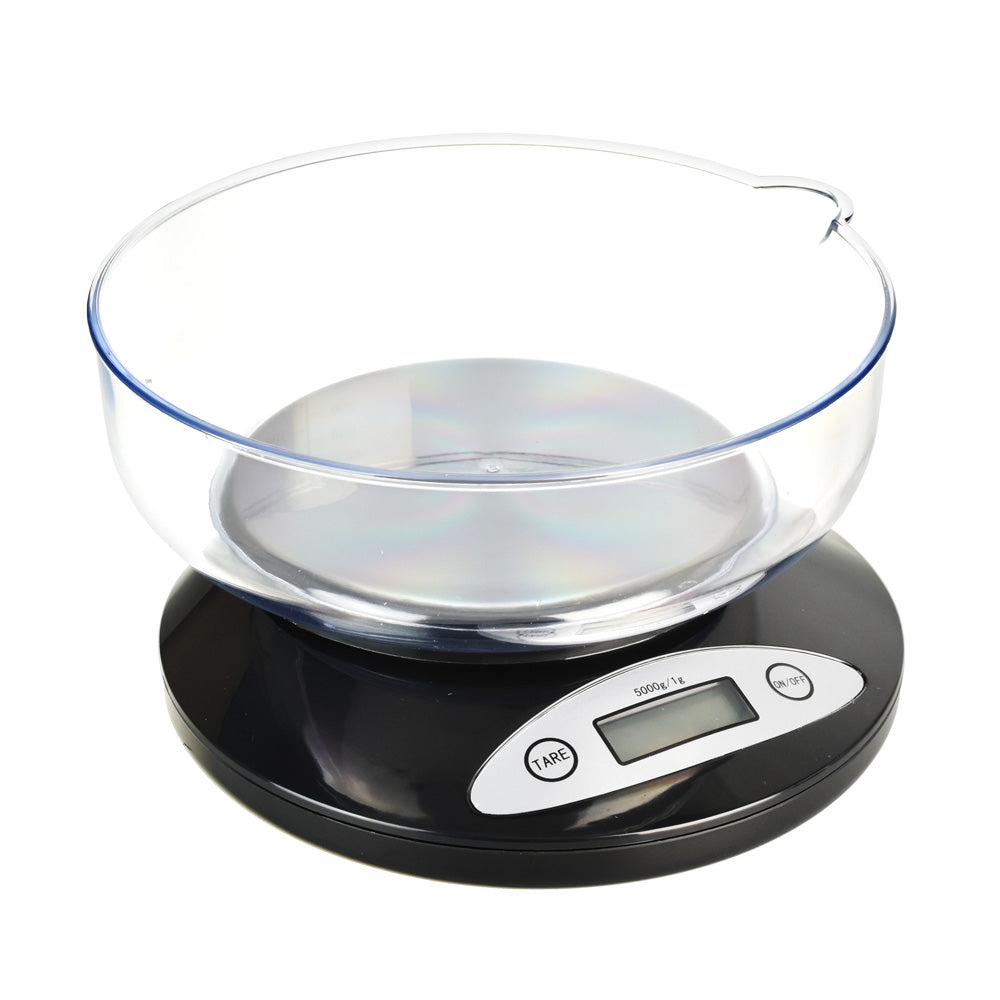 DigiWeigh Table Top Kitchen Scale w/ Bowl | 11lbs x 0.1oz - Discreet Smoker