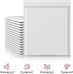 500 PC 4X8 Inches Poly Bubble Mailers Shipping Padded Envelopes Self Seal Waterproof Cushion Envelopes Waterproof Grey #000