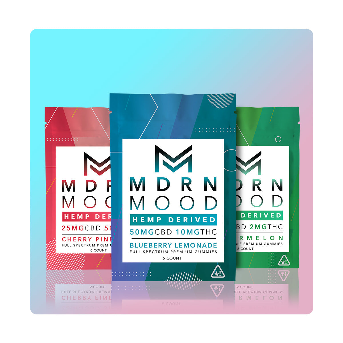 Mdrn Mood 3pack - Mixed Variety Bag (18ct) - Discreet Smoker