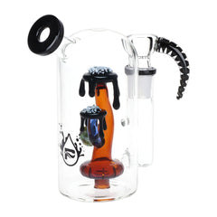 Pulsar Magma Lake Mushroom Glass Water Pipe - 5.5" / 14mm F - Discreet Smoker