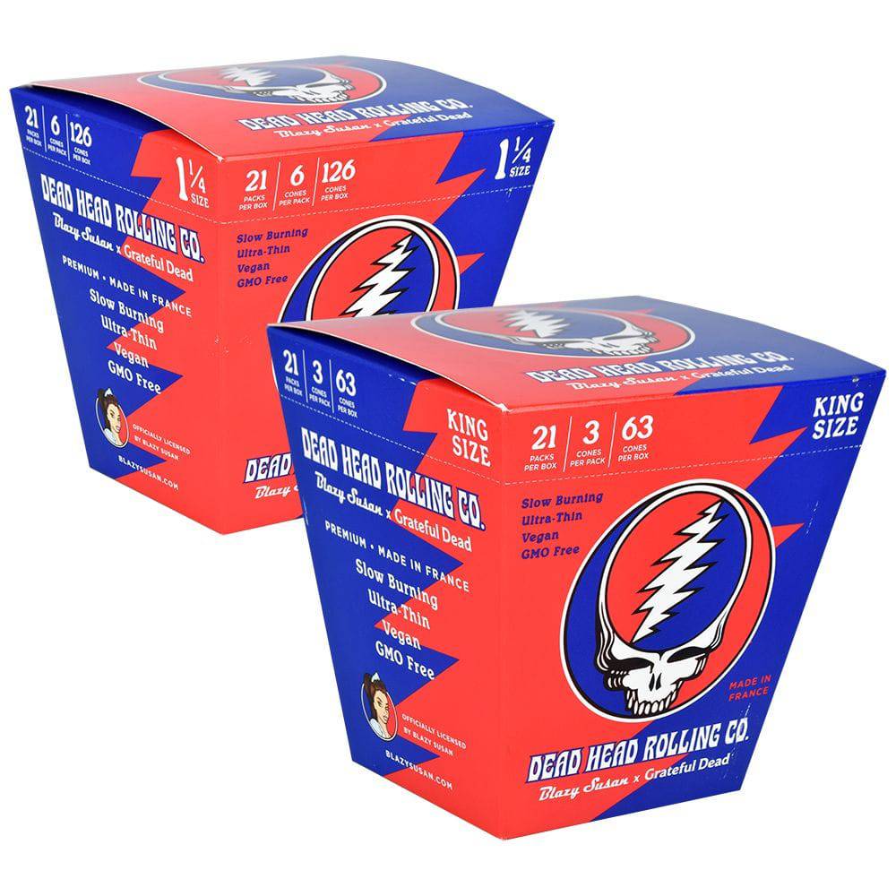 Blazy Susan x Grateful Dead Pre-Rolled Cones | 21pk Display - Discreet Smoker