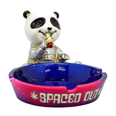 Spaced Out Panda Polyresin Ashtray - Discreet Smoker