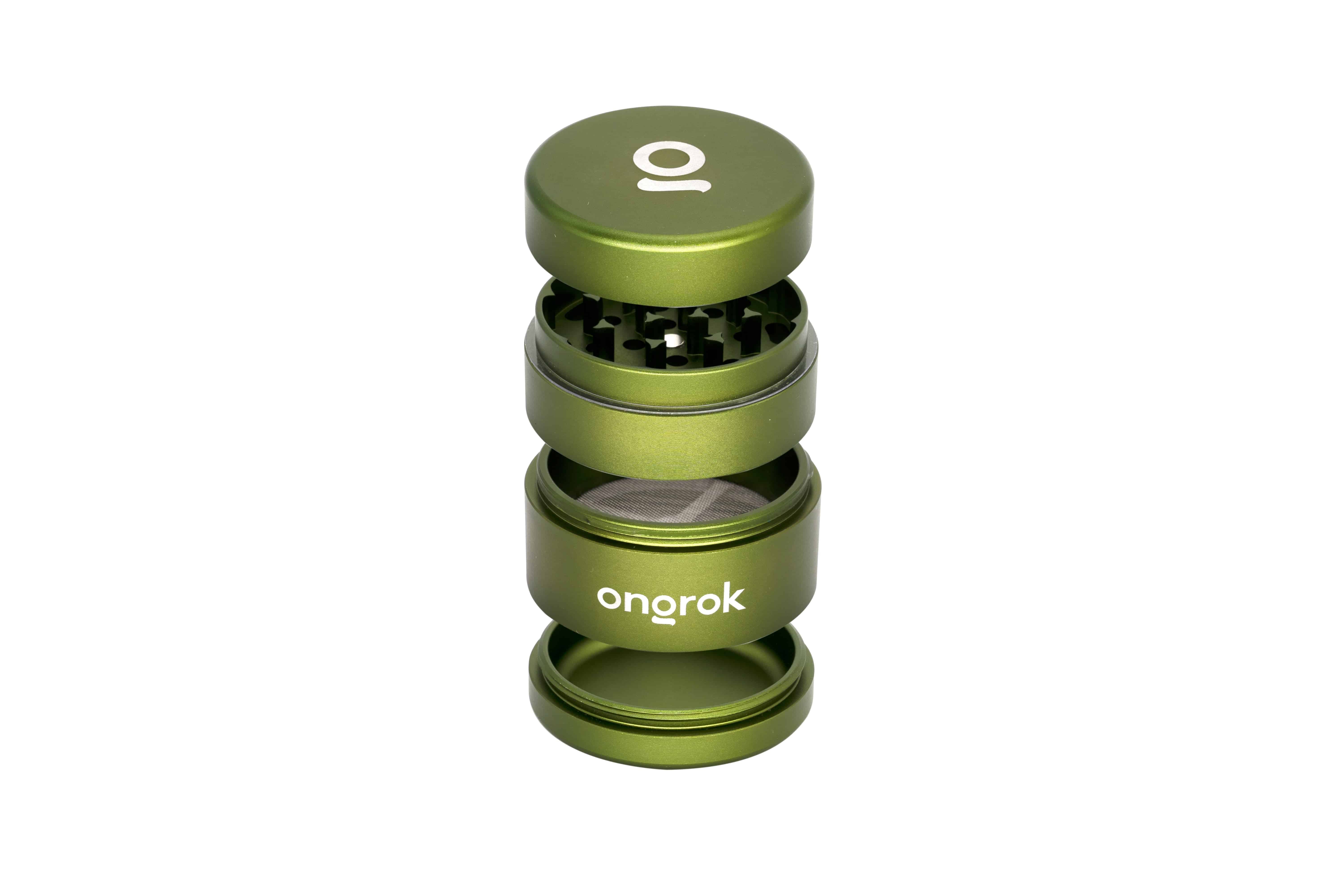 Ongrok Mini 4 Piece EZ Grinder (2.2 inch) - Discreet Smoker