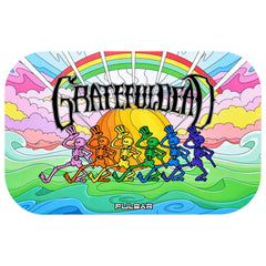 Grateful Dead x Pulsar Rolling Tray Kit | 11"x7" | Under the Rainbow - Discreet Smoker