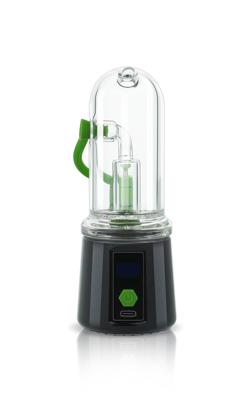 Bomb Erig Aerix - Portable Electric Dab Rig Black - Discreet Smoker