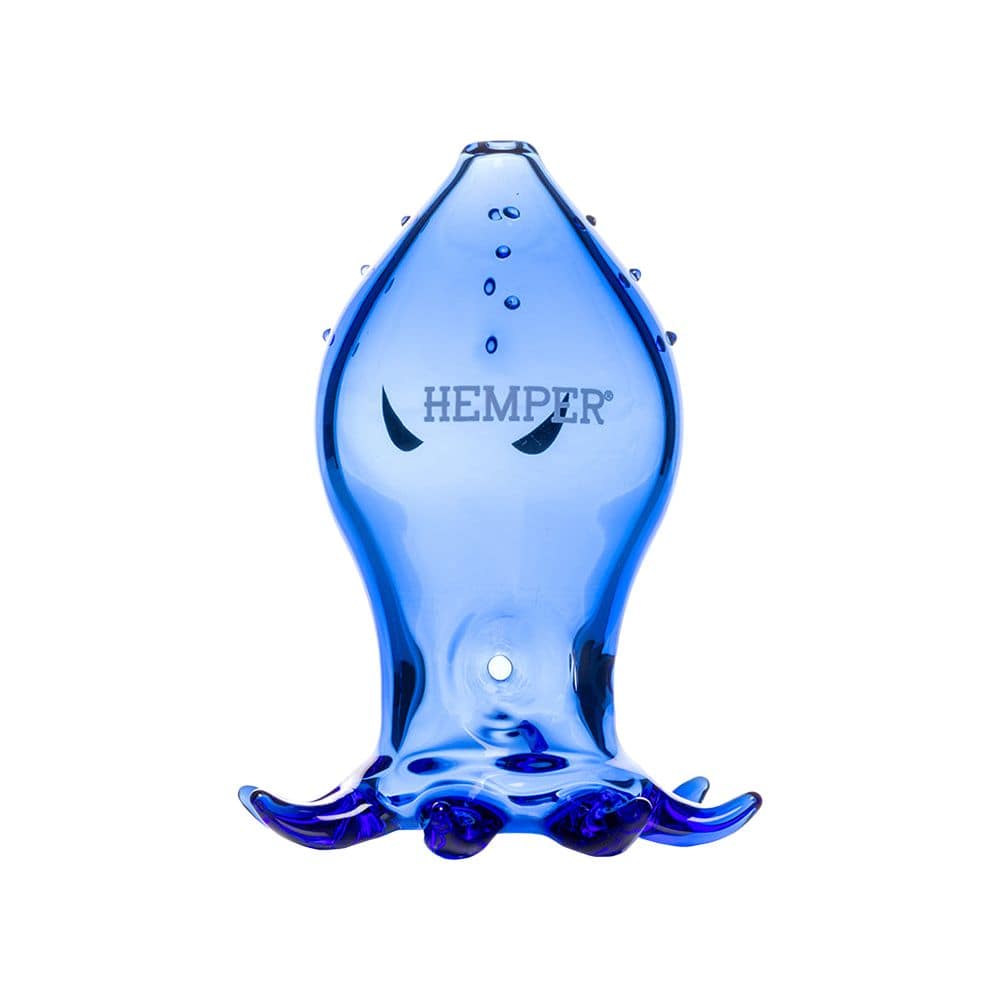 Hemper Kraken Glass Hand Pipe - 4" - Discreet Smoker