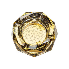 Piranha Scales Octagonal Glass Ashtray | 3.75" - Discreet Smoker