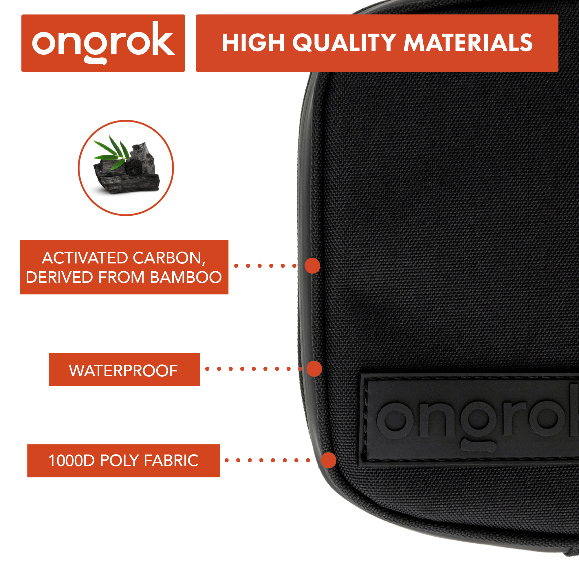 Ongrok Carbon-lined Wallets with Combination Lock V 2.0 | 3" Sizes (Small, Medium, Large) - Discreet Smoker