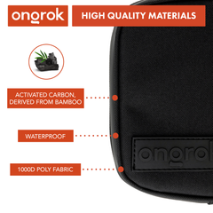 Ongrok Carbon-lined Wallets with Combination Lock V 2.0 | 3" Sizes (Small, Medium, Large) - Discreet Smoker