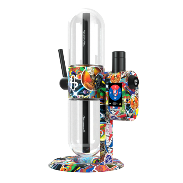 Grateful Dead Modul + Dok Deluxe Travel Set - Legacy Patchwork - Discreet Smoker