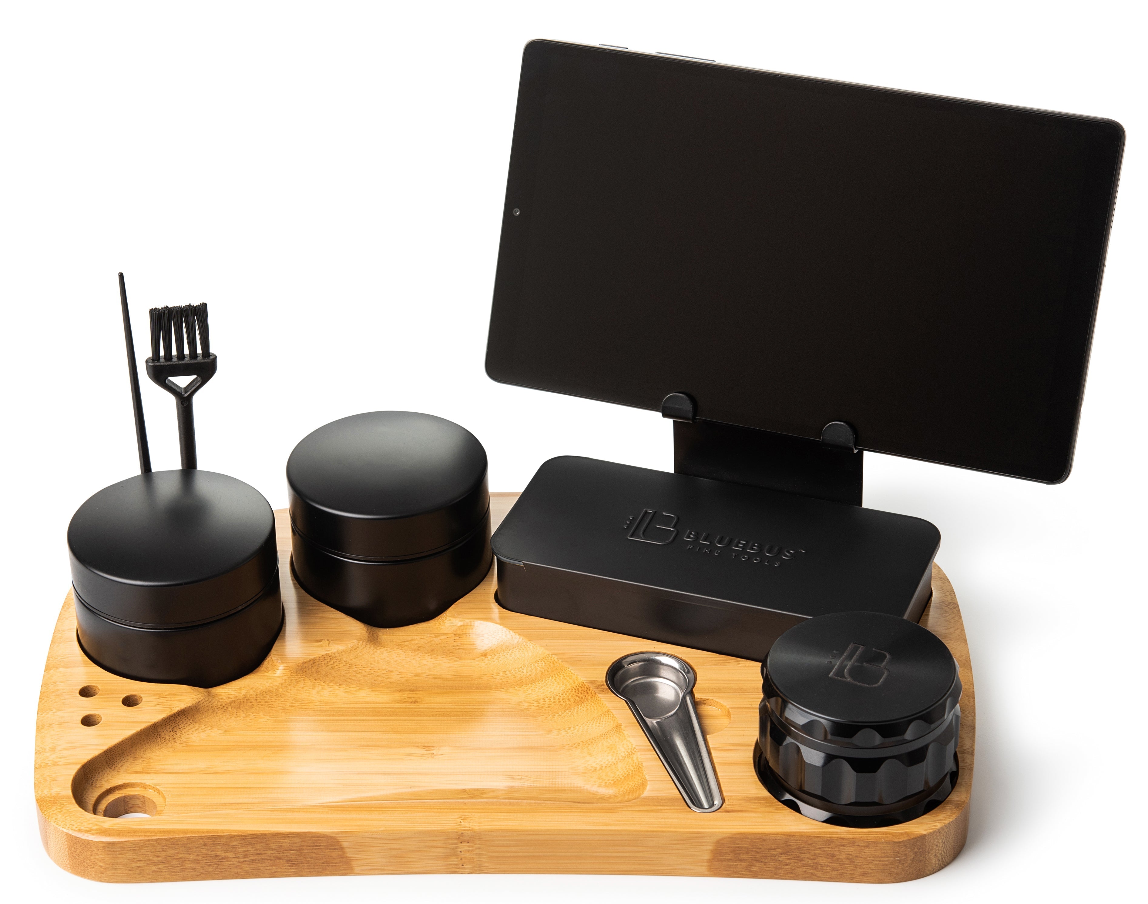 BLAZE Wooden Rolling Tray - Discreet Smoker