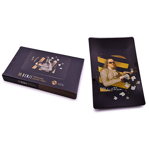 Benji - Shatter-Resistant Glass Tray Kit - Make it Rain - Discreet Smoker