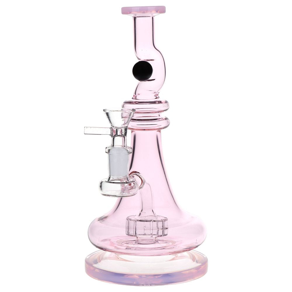 Enchanted Tower Glass Water Pipe - 8.75" / 14mm F - Discreet Smoker