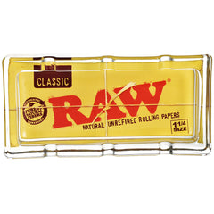 RAW Classic Pack Glass Ashtray - 6"x3" - Discreet Smoker