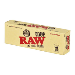 RAW Double Shot Two Cone Filler - King Size - Discreet Smoker