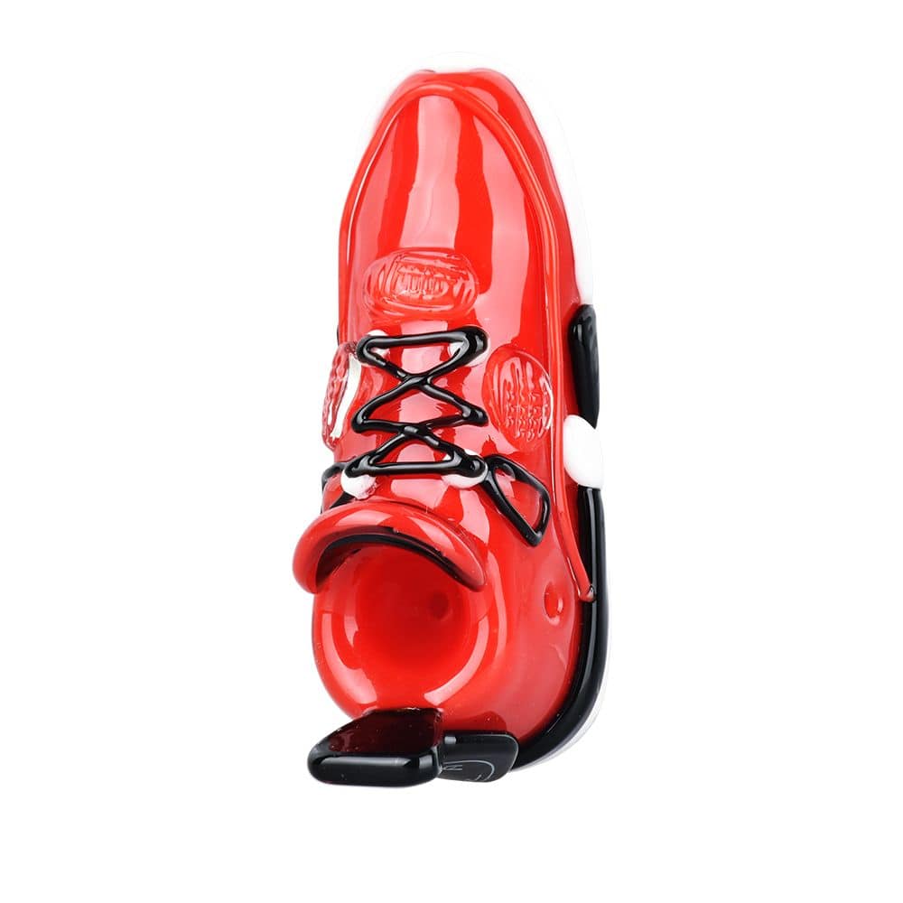 Retro Highz x Empire Glassworks Retro Sneaker V2 Glass Hand Pipe | 4" - Discreet Smoker
