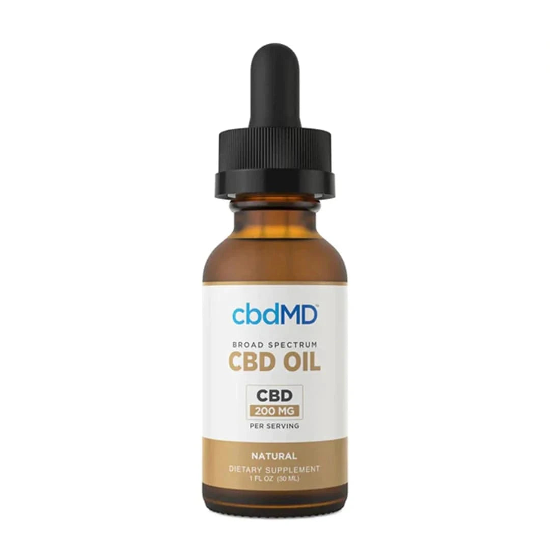 Broad Spectrum CBD Oil Tincture Drops - Natural Flavor (750MG - 7500MG) - Discreet Smoker