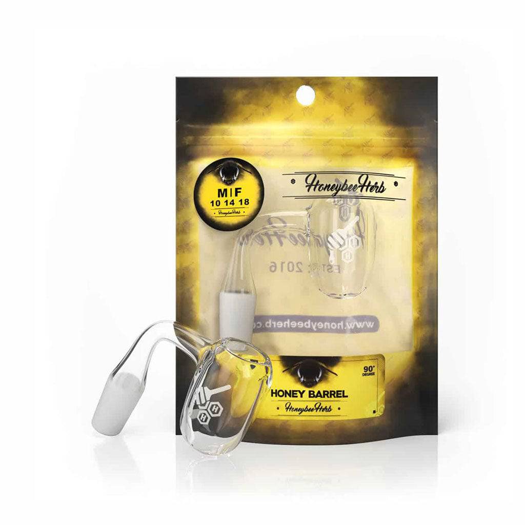 HONEY BARREL QUARTZ BANGER - 90° DEGREE | YL - Discreet Smoker