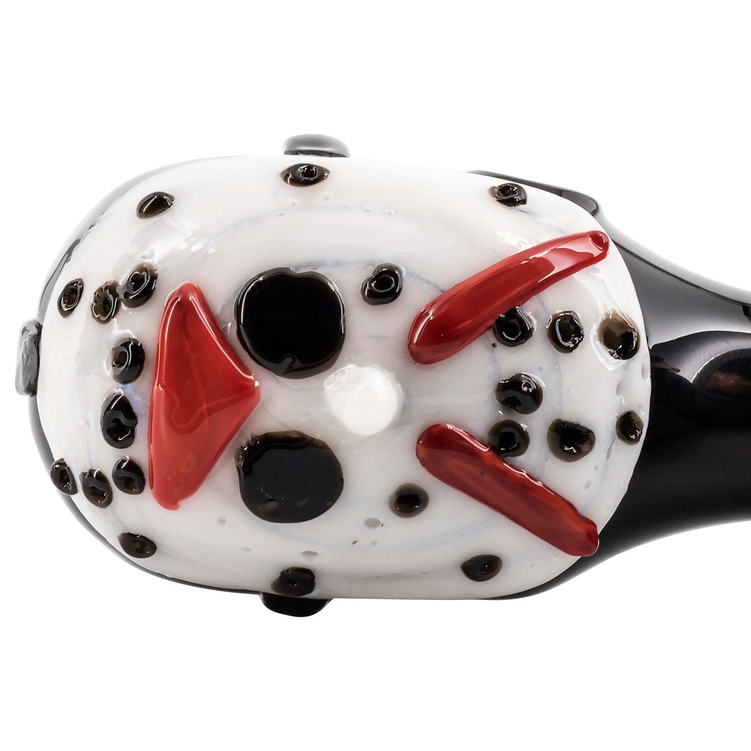 LA Pipes Jason Mask Killer Glass Pipe - Discreet Smoker