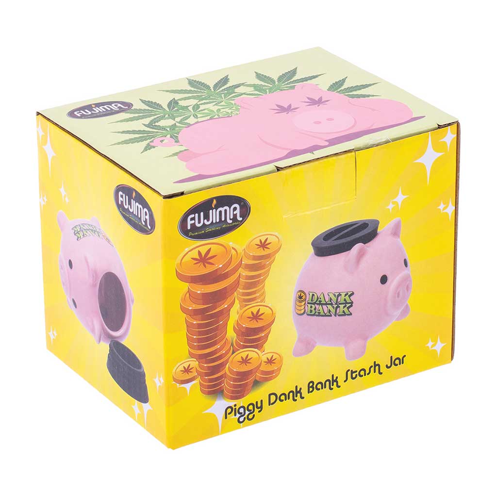 DANK BANK PIGGY BANK STASH JAR - Discreet Smoker