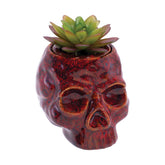 SKULL PLANTER STASH JAR - Discreet Smoker