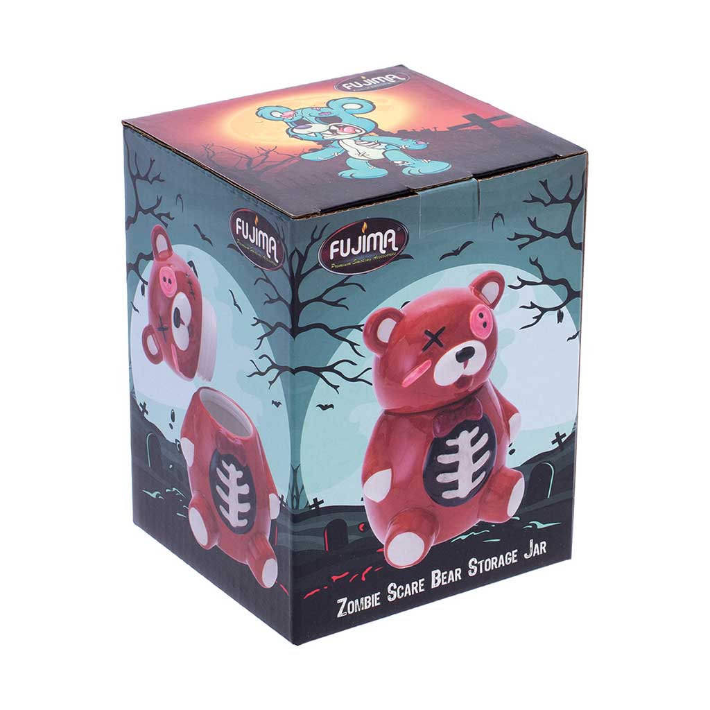 ZOMBIE SCARE BEAR STORAGE JAR - Discreet Smoker