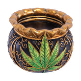 ROYAL LEAF CAULDRON ASHTRAY