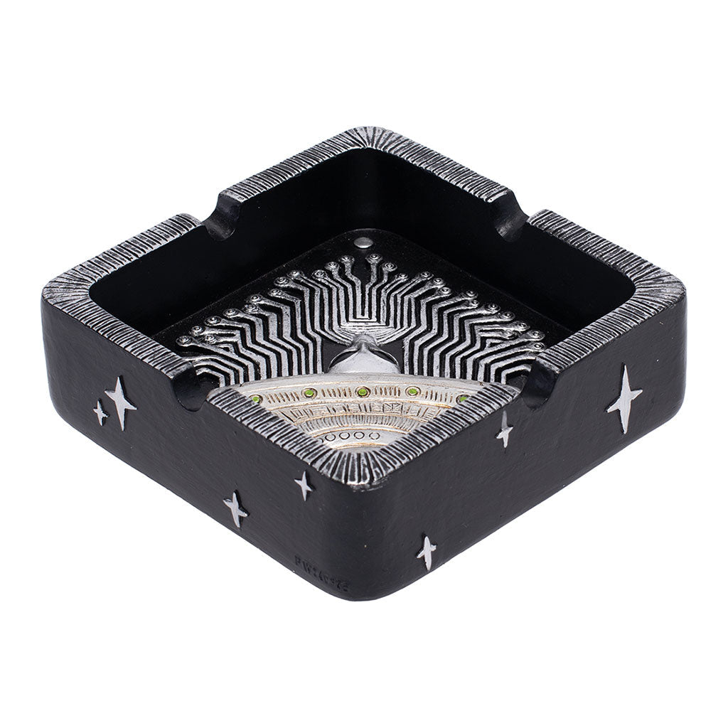 SILVER UFO ASHTRAY - Discreet Smoker