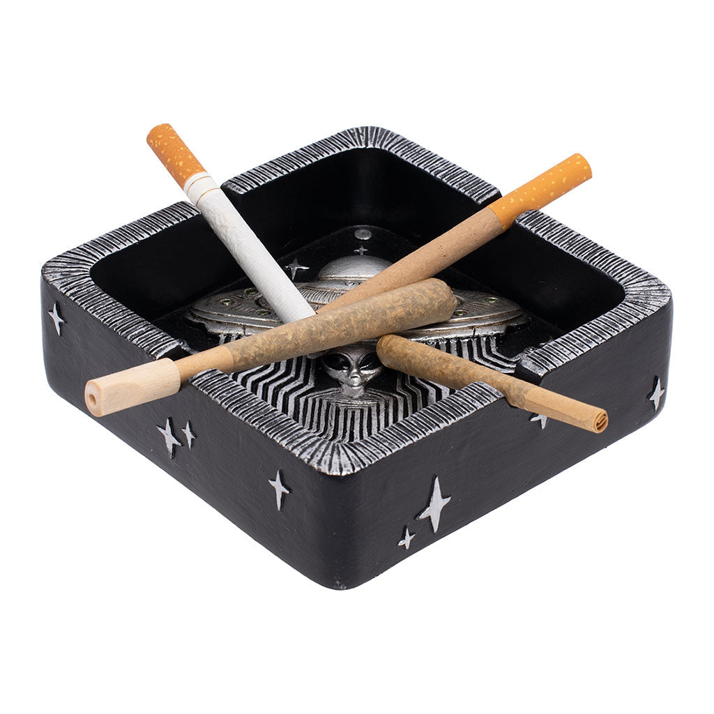 SILVER UFO ASHTRAY - Discreet Smoker