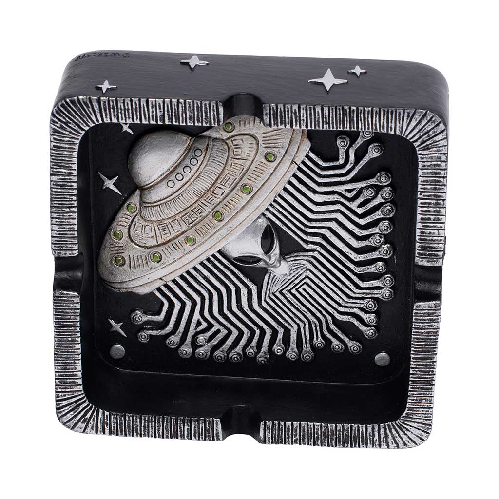 SILVER UFO ASHTRAY - Discreet Smoker