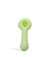 4 inch Milky Colored Glow in the Dark Hand Pipe - Discreet Smoker
