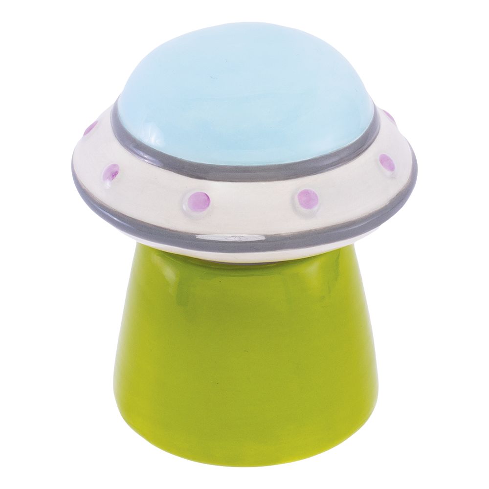 Fujima UFO Cow Ceramic Stash Jar - 4" - Discreet Smoker