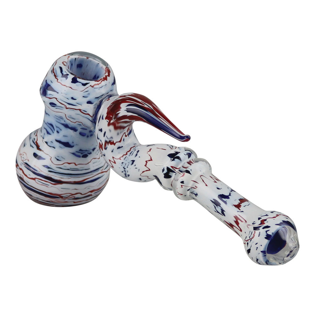 Fancy Glass Hammer Bubbler - Discreet Smoker