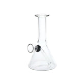 Mini, But Mighty Beaker Glass Water Pipe - 4.75" / Clear - Discreet Smoker